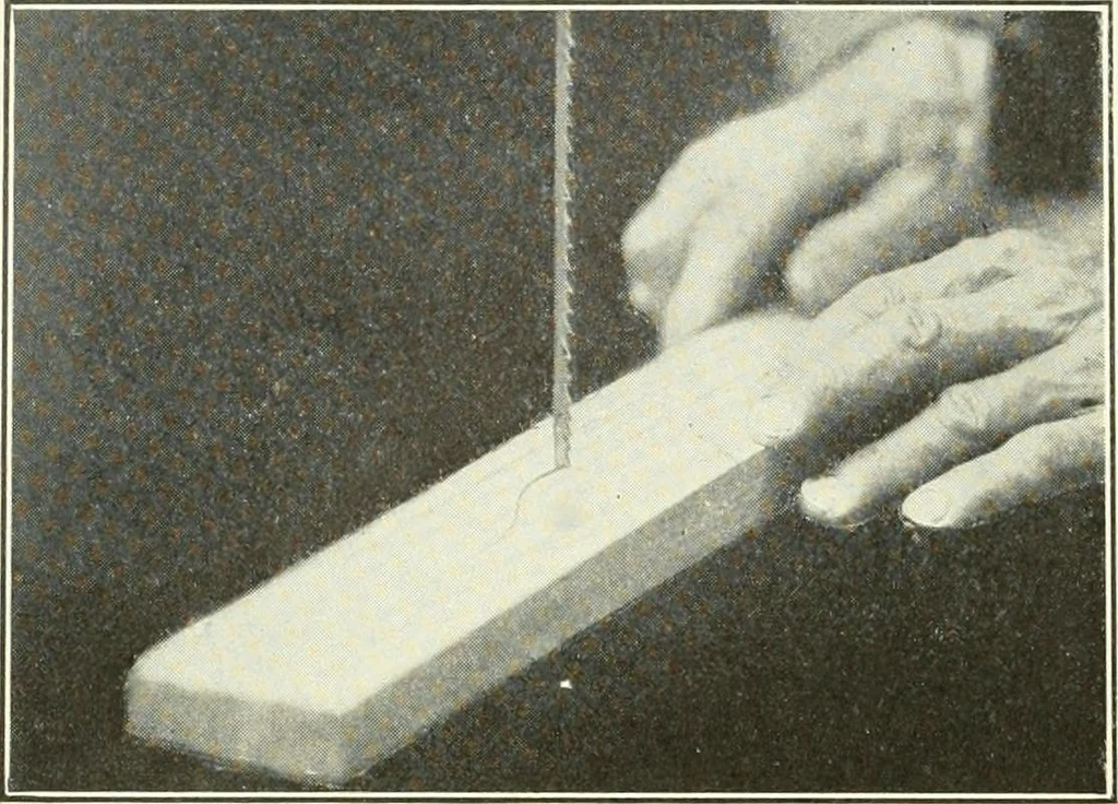 An illustration from A shorter course in woodworking; a practical manual for home and school, 1911, leaf 127