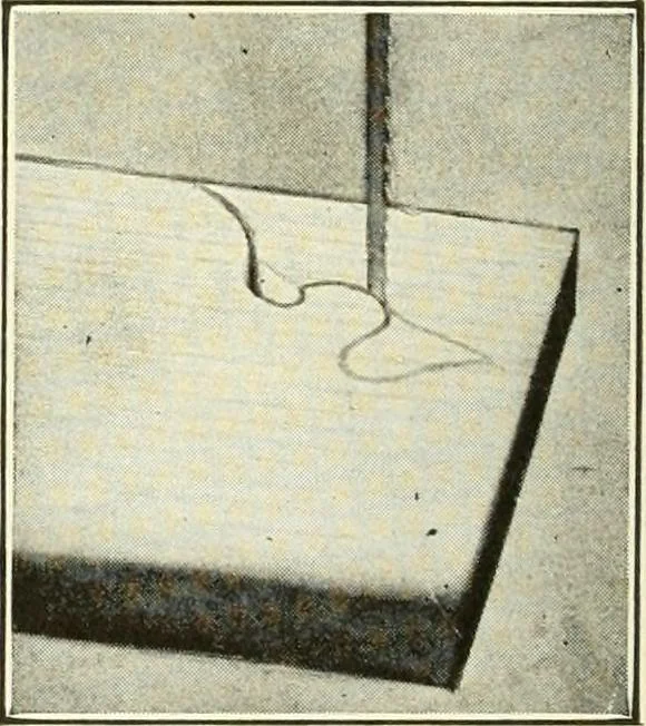 An illustration from A shorter course in woodworking; a practical manual for home and school, 1911, leaf 127