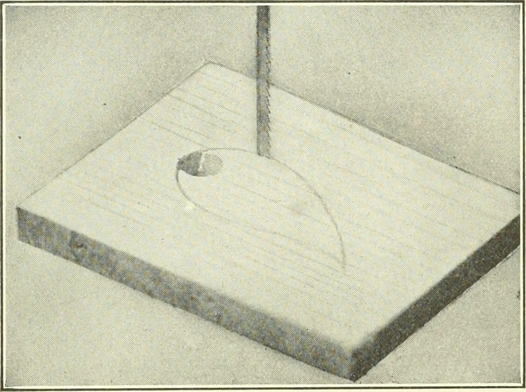 An illustration from A shorter course in woodworking; a practical manual for home and school, 1911, leaf 129