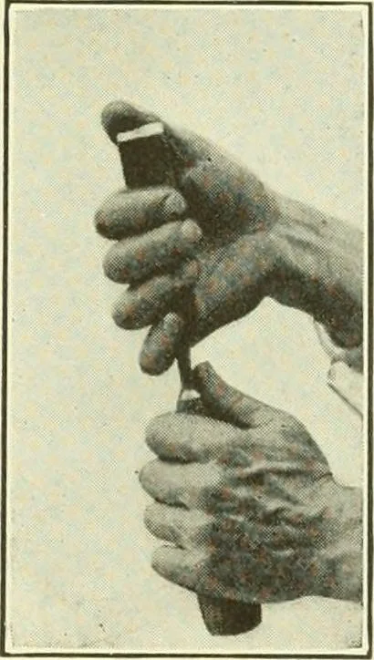An illustration from A shorter course in woodworking; a practical manual for home and school, 1911, leaf 152