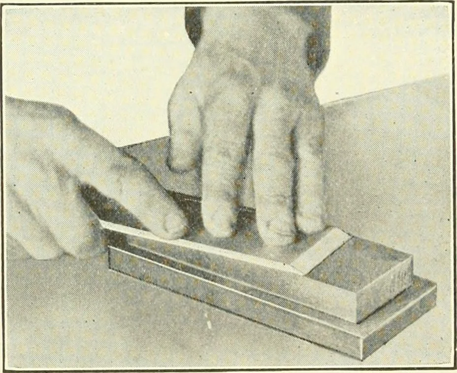 An illustration from A shorter course in woodworking; a practical manual for home and school, 1911, leaf 153