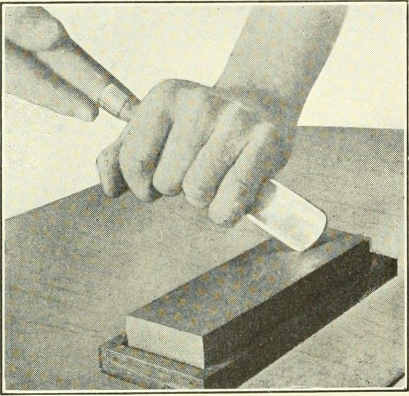 An illustration from A shorter course in woodworking; a practical manual for home and school, 1911, leaf 155