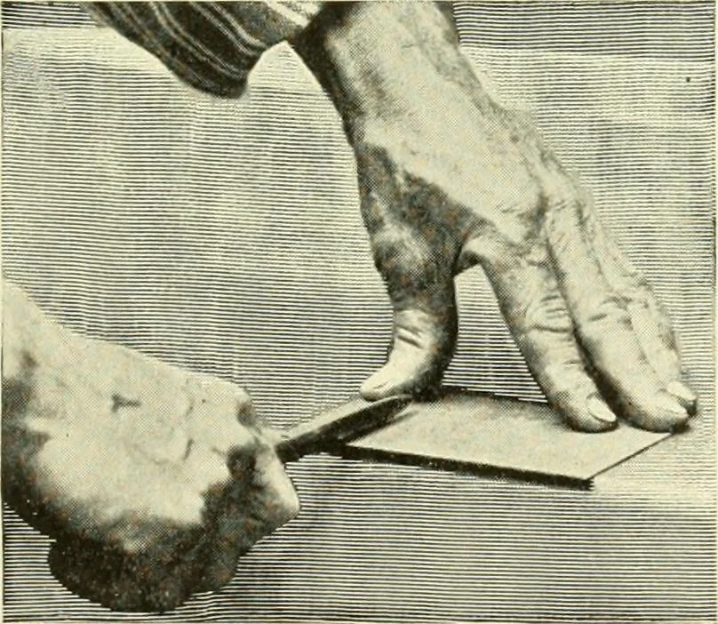 An illustration from A shorter course in woodworking; a practical manual for home and school, 1911, leaf 156