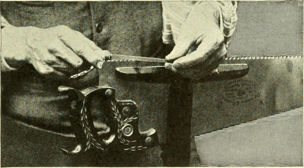 An illustration from A shorter course in woodworking; a practical manual for home and school, 1911, leaf 160