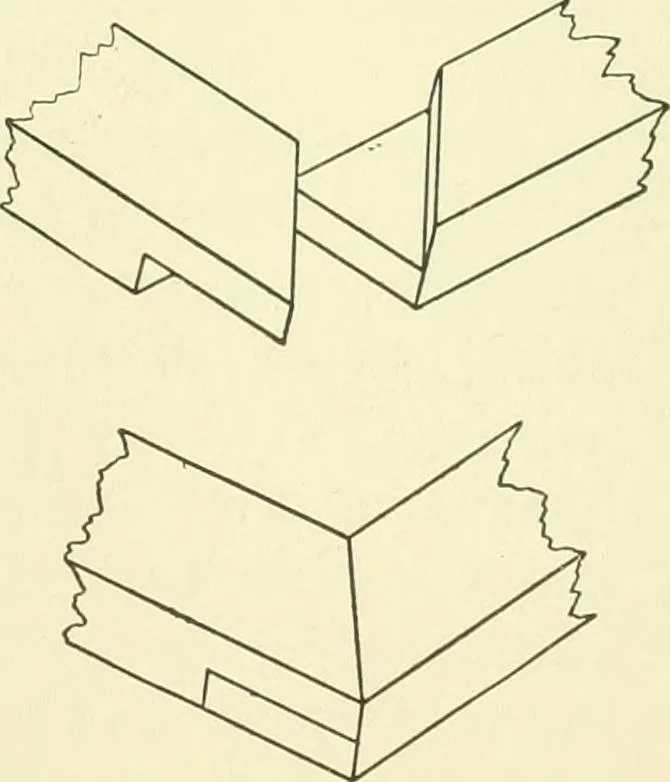 An illustration from A shorter course in woodworking; a practical manual for home and school, 1911, leaf 166