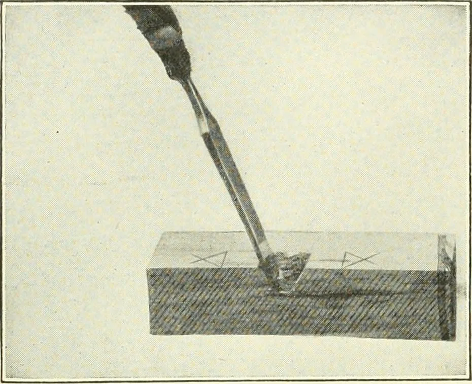 An illustration from A shorter course in woodworking; a practical manual for home and school, 1911, leaf 169