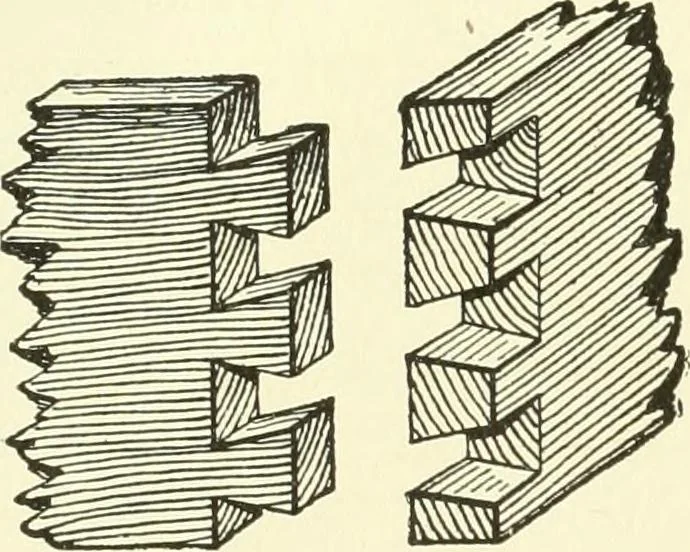 An illustration from A shorter course in woodworking; a practical manual for home and school, 1911, leaf 177