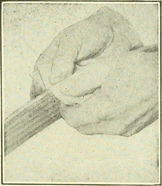 An illustration from A shorter course in woodworking; a practical manual for home and school, 1911, leaf 184