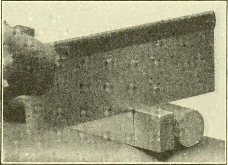 An illustration from A shorter course in woodworking; a practical manual for home and school, 1911, leaf 184