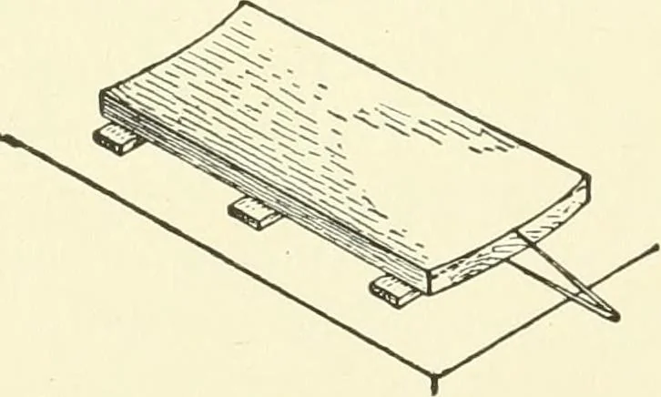 An illustration from A shorter course in woodworking; a practical manual for home and school, 1911, leaf 189