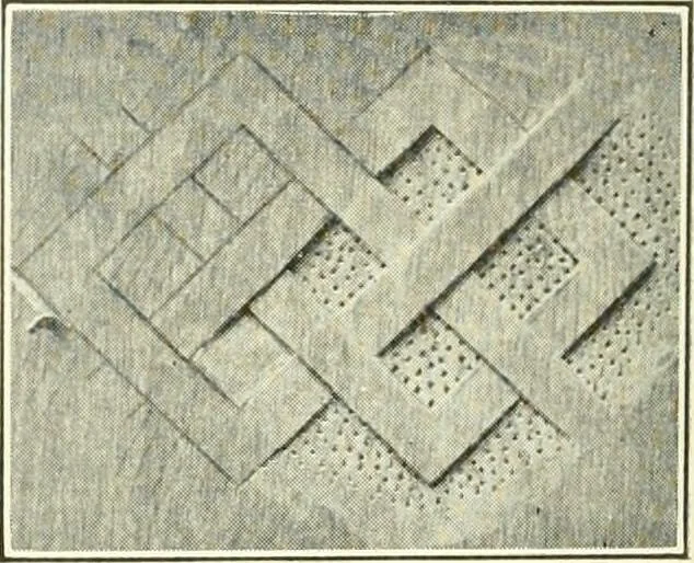 An illustration from A shorter course in woodworking; a practical manual for home and school, 1911, leaf 195