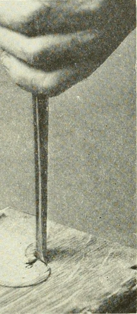An illustration from A shorter course in woodworking; a practical manual for home and school, 1911, leaf 197