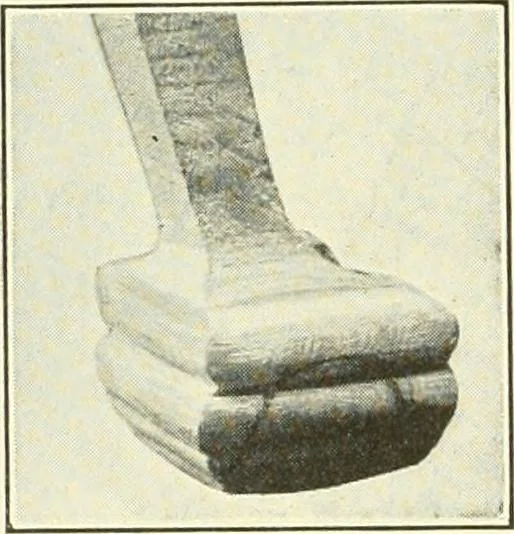 An illustration from A shorter course in woodworking; a practical manual for home and school, 1911, leaf 199