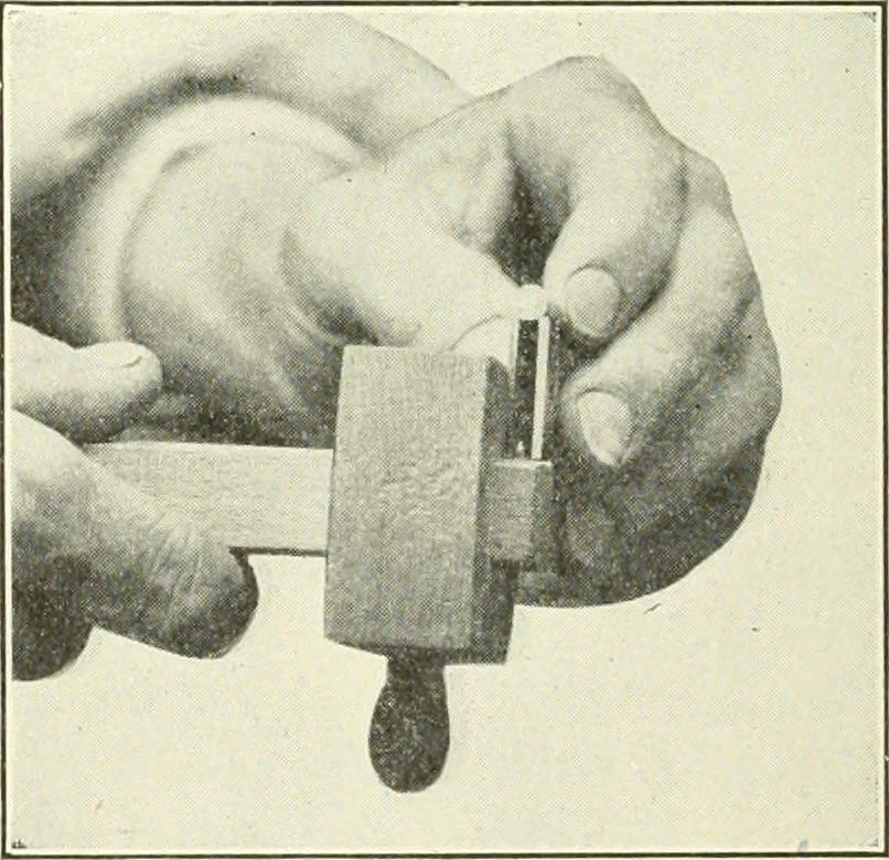 An illustration from A shorter course in woodworking; a practical manual for home and school, 1911, leaf 209