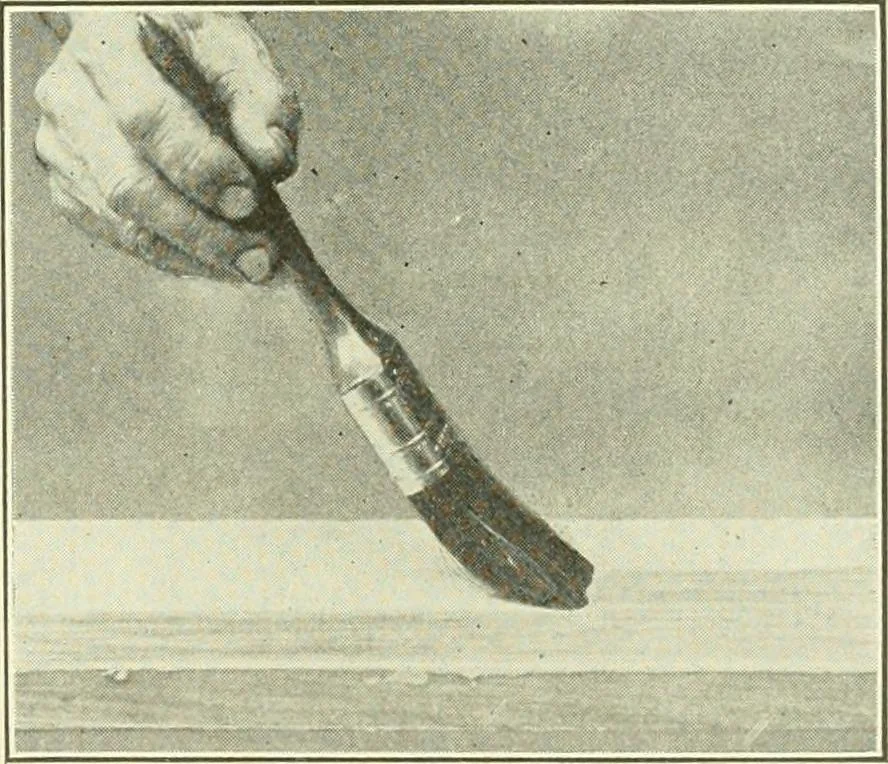 An illustration from A shorter course in woodworking; a practical manual for home and school, 1911, leaf 216