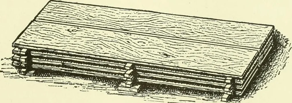 An illustration from A shorter course in woodworking; a practical manual for home and school, 1911, leaf 230