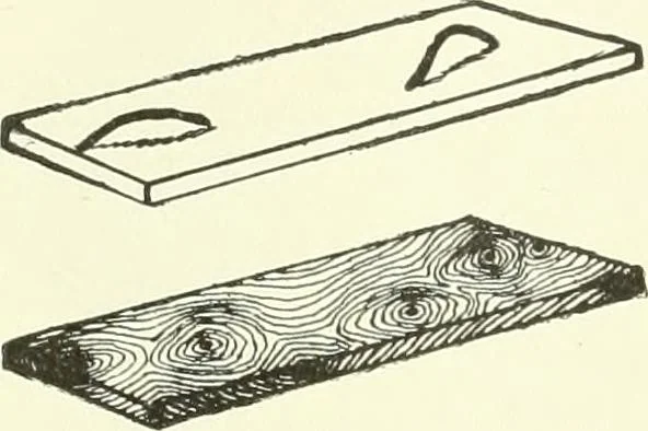 An illustration from A shorter course in woodworking; a practical manual for home and school, 1911, leaf 235