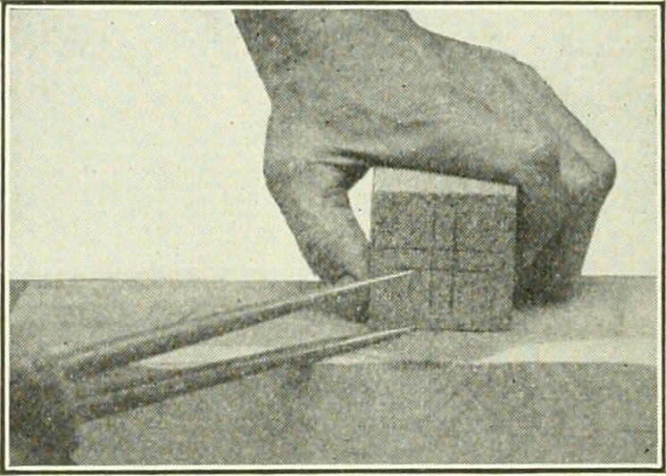 An illustration from A shorter course in woodworking; a practical manual for home and school, 1911, leaf 251