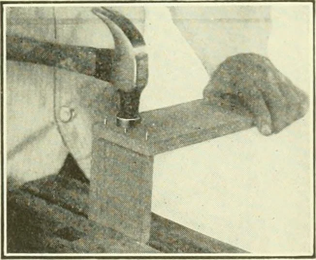 An illustration from A shorter course in woodworking; a practical manual for home and school, 1911, leaf 260