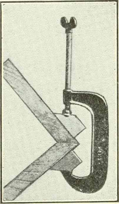 An illustration from A shorter course in woodworking; a practical manual for home and school, 1911, leaf 275