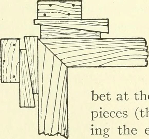 An illustration from A shorter course in woodworking; a practical manual for home and school, 1911, leaf 275