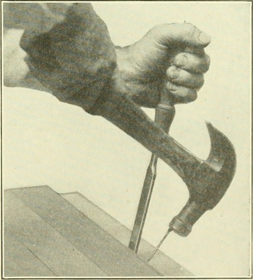 An illustration from A shorter course in woodworking; a practical manual for home and school, 1911, leaf 290