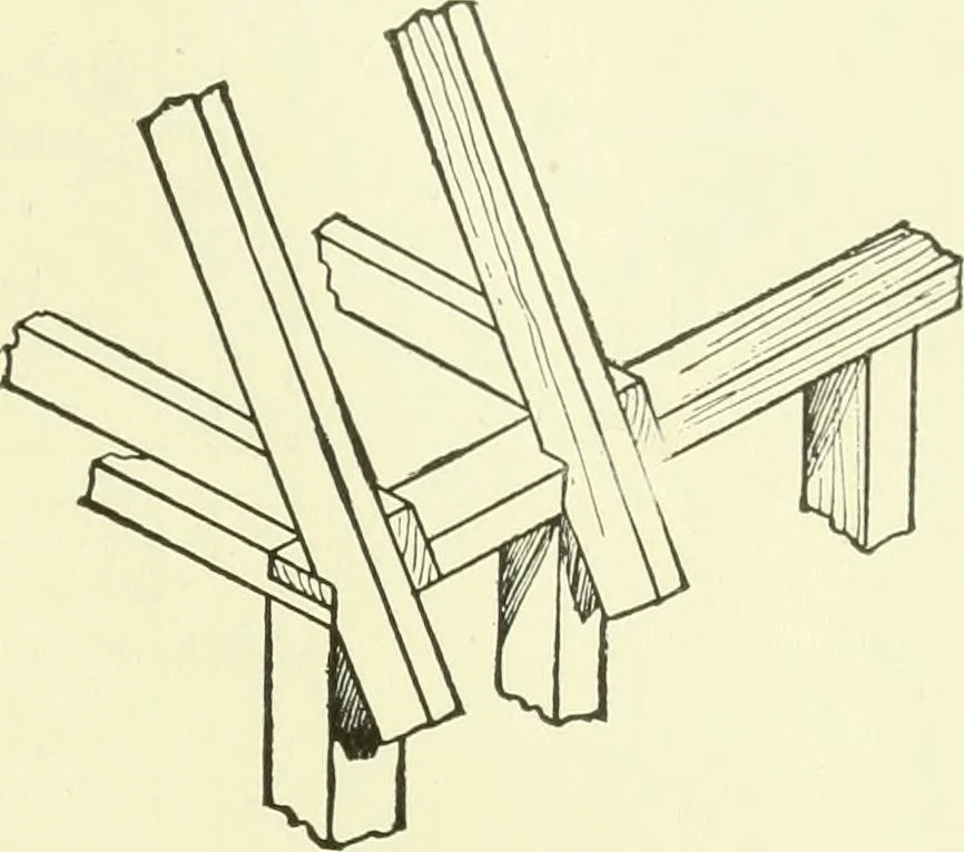 An illustration from A shorter course in woodworking; a practical manual for home and school, 1911, leaf 294