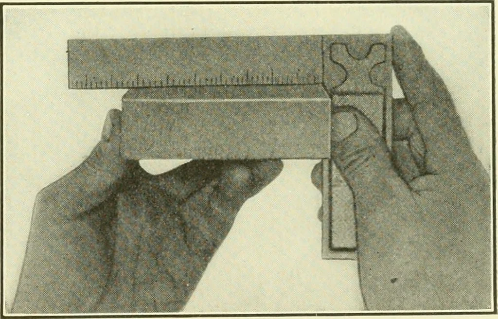 An illustration from A shorter course in woodworking; a practical manual for home and school, 1911, leaf 32