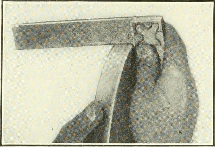 An illustration from A shorter course in woodworking; a practical manual for home and school, 1911, leaf 33