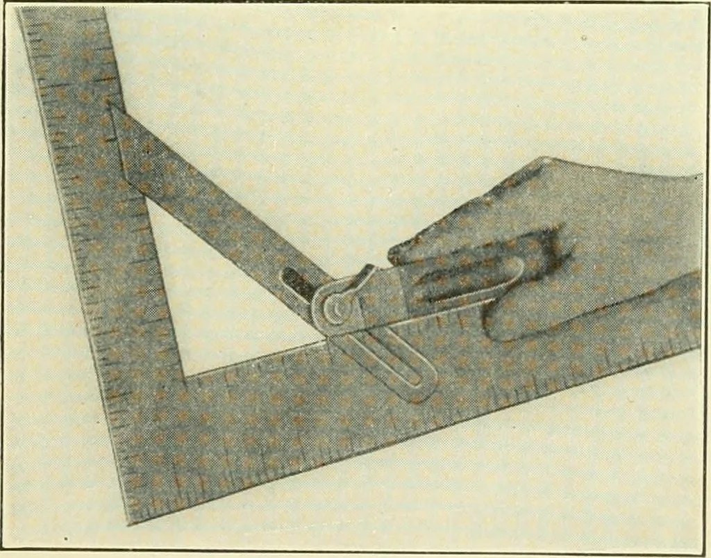 An illustration from A shorter course in woodworking; a practical manual for home and school, 1911, leaf 34