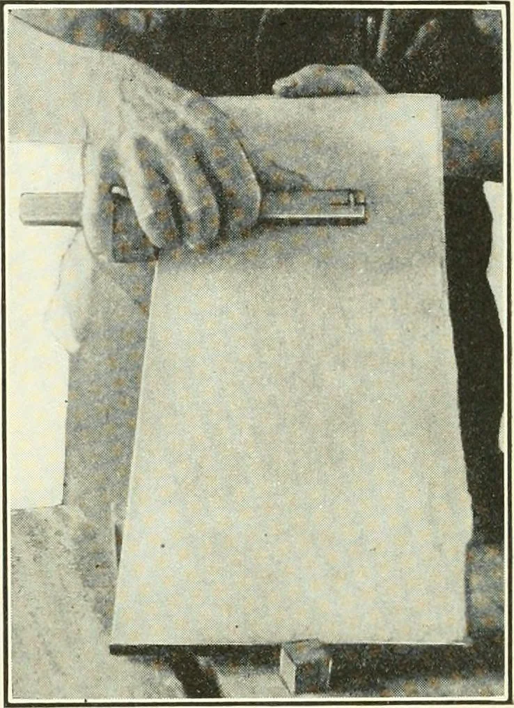 An illustration from A shorter course in woodworking; a practical manual for home and school, 1911, leaf 37