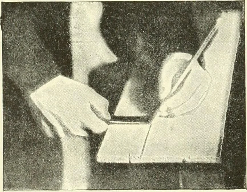 An illustration from A shorter course in woodworking; a practical manual for home and school, 1911, leaf 37