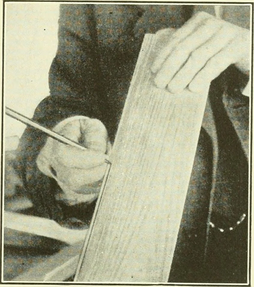 An illustration from A shorter course in woodworking; a practical manual for home and school, 1911, leaf 38