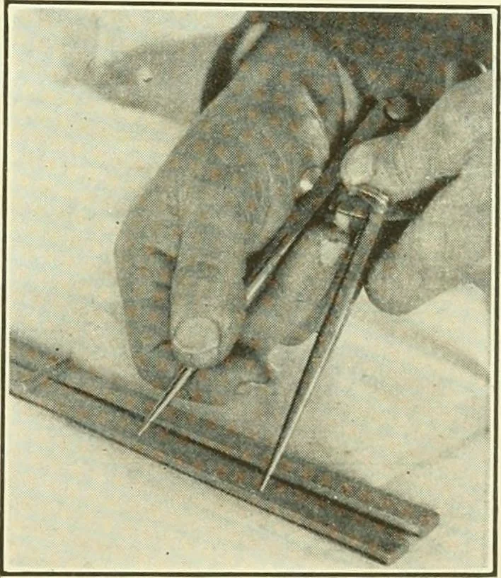 An illustration from A shorter course in woodworking; a practical manual for home and school, 1911, leaf 38