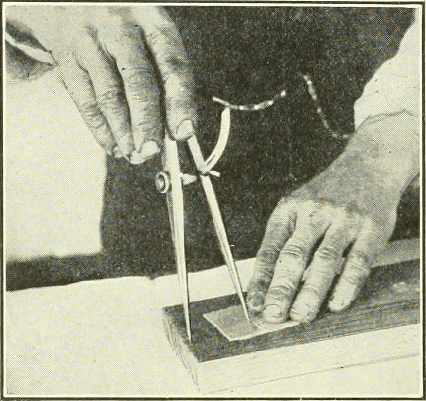 An illustration from A shorter course in woodworking; a practical manual for home and school, 1911, leaf 39