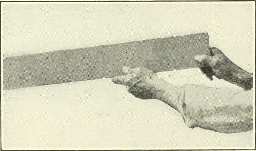 An illustration from A shorter course in woodworking; a practical manual for home and school, 1911, leaf 41