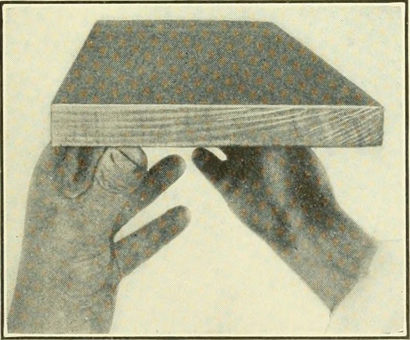 An illustration from A shorter course in woodworking; a practical manual for home and school, 1911, leaf 42