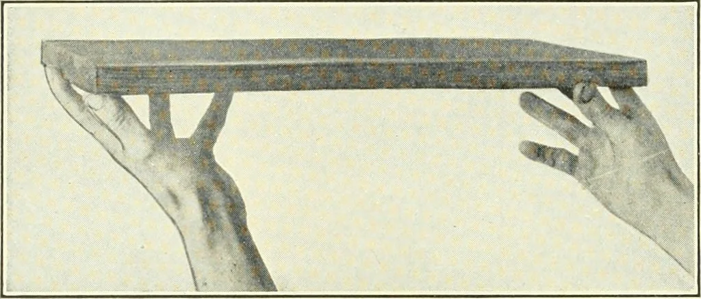 An illustration from A shorter course in woodworking; a practical manual for home and school, 1911, leaf 43
