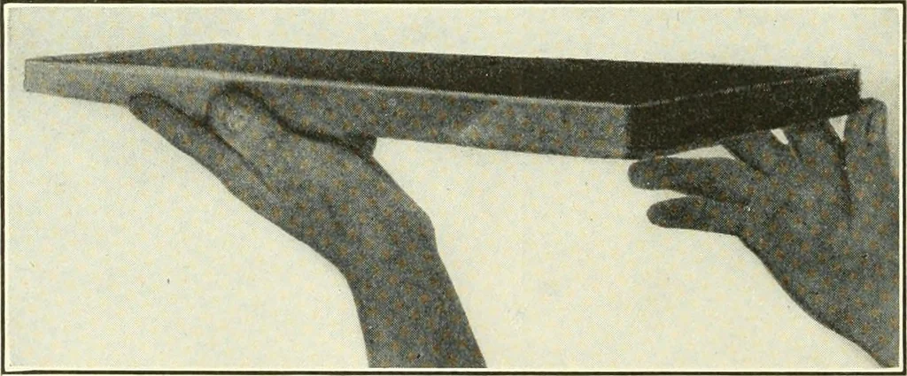 An illustration from A shorter course in woodworking; a practical manual for home and school, 1911, leaf 43
