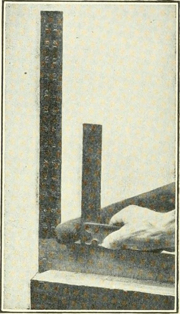 An illustration from A shorter course in woodworking; a practical manual for home and school, 1911, leaf 47