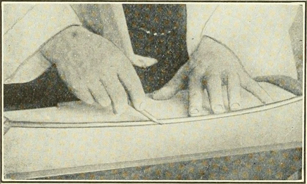 An illustration from A shorter course in woodworking; a practical manual for home and school, 1911, leaf 47