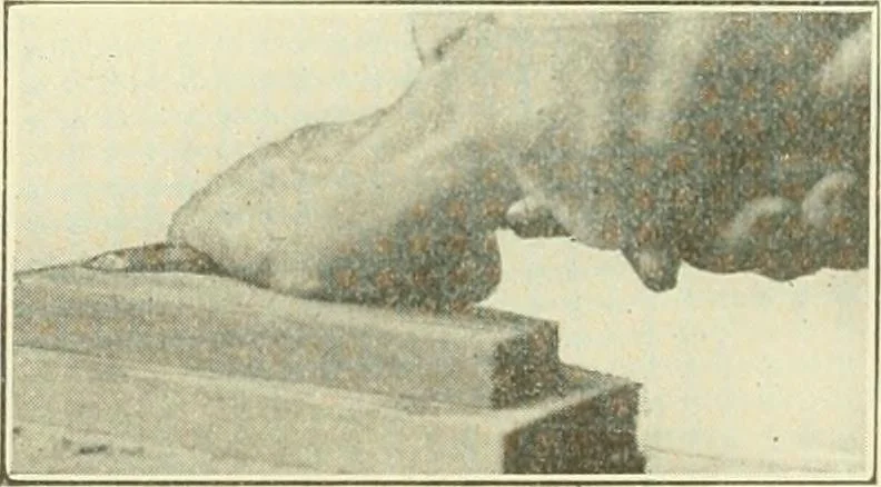 An illustration from A shorter course in woodworking; a practical manual for home and school, 1911, leaf 60
