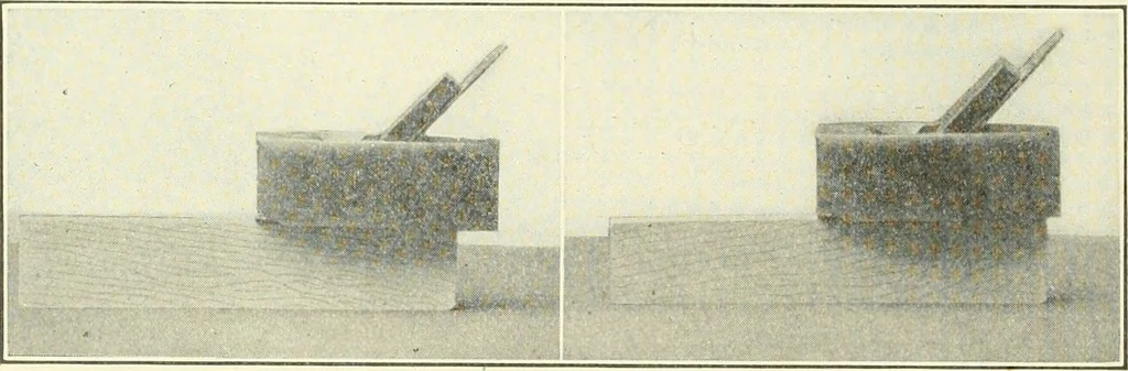 An illustration from A shorter course in woodworking; a practical manual for home and school, 1911, leaf 63