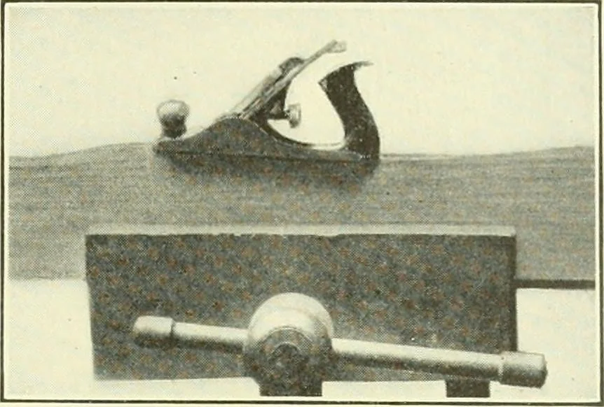 An illustration from A shorter course in woodworking; a practical manual for home and school, 1911, leaf 66