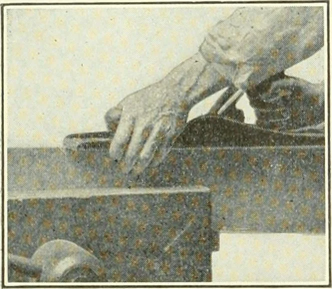 An illustration from A shorter course in woodworking; a practical manual for home and school, 1911, leaf 71