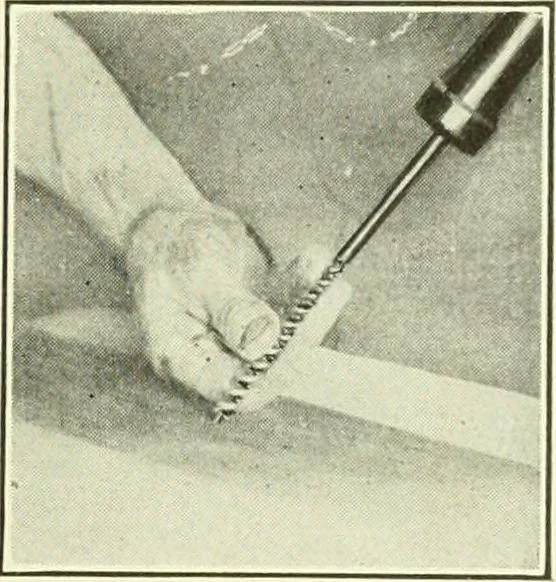 An illustration from A shorter course in woodworking; a practical manual for home and school, 1911, leaf 78