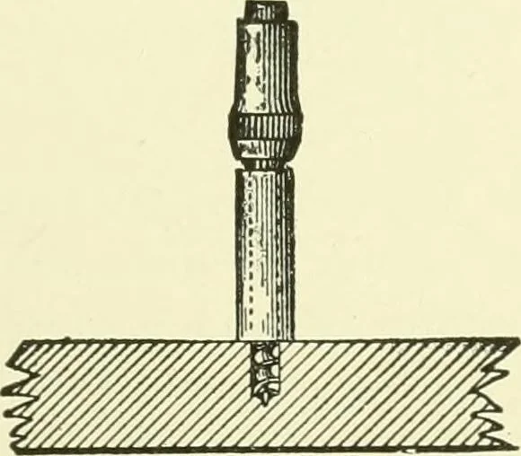 An illustration from A shorter course in woodworking; a practical manual for home and school, 1911, leaf 80