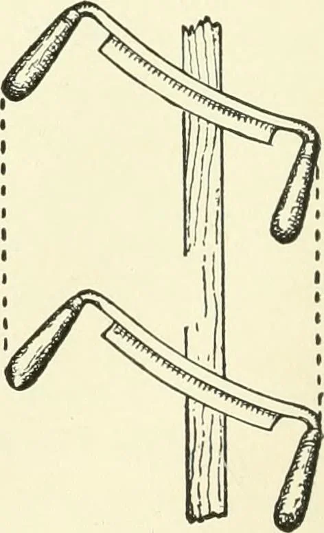 An illustration from A shorter course in woodworking; a practical manual for home and school, 1911, leaf 83
