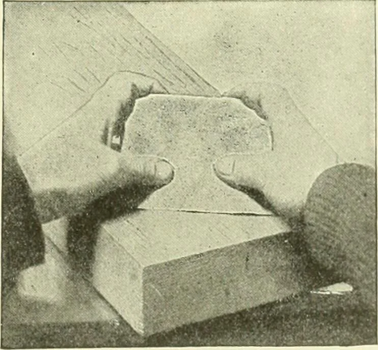 An illustration from A shorter course in woodworking; a practical manual for home and school, 1911, leaf 84
