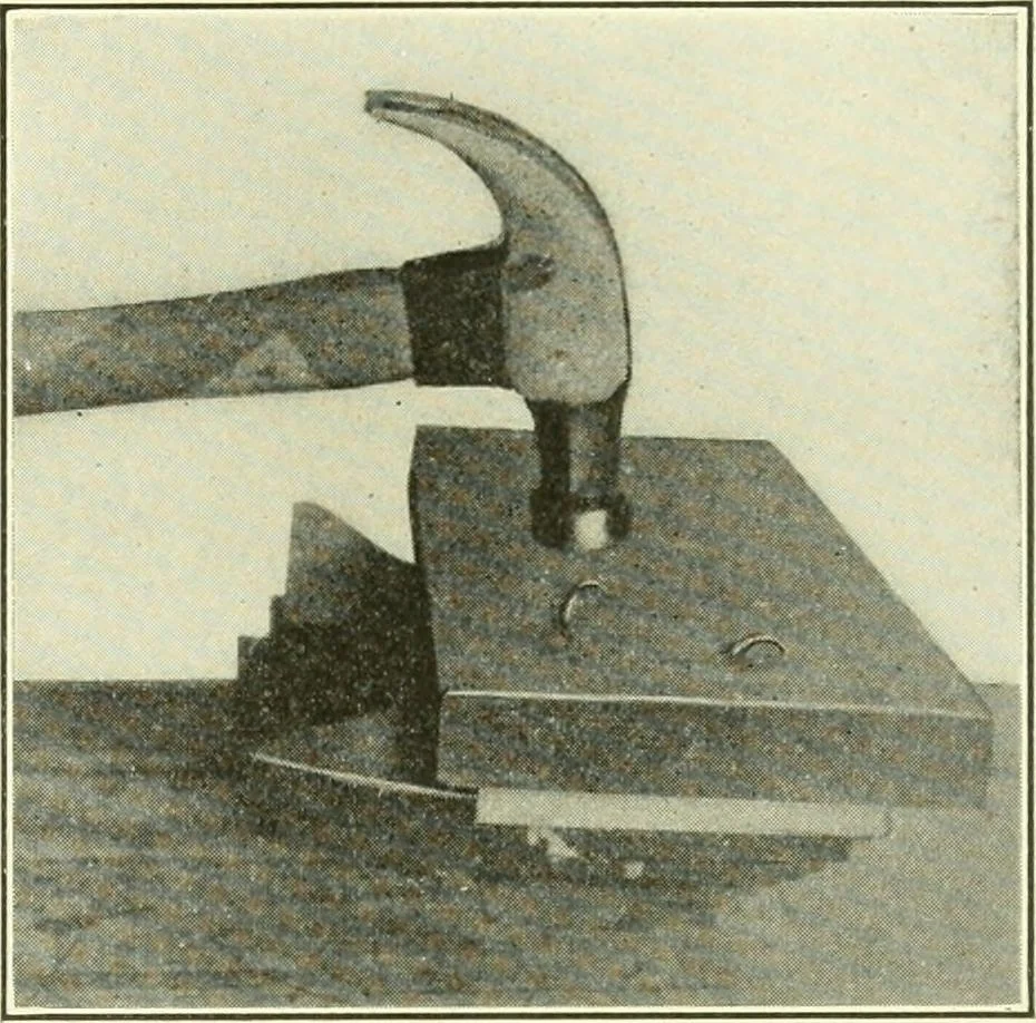 An illustration from A shorter course in woodworking; a practical manual for home and school, 1911, leaf 88
